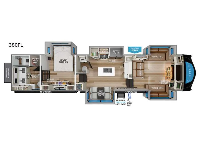 2021 Grand Design Solitude 380FL-R - Photo 3