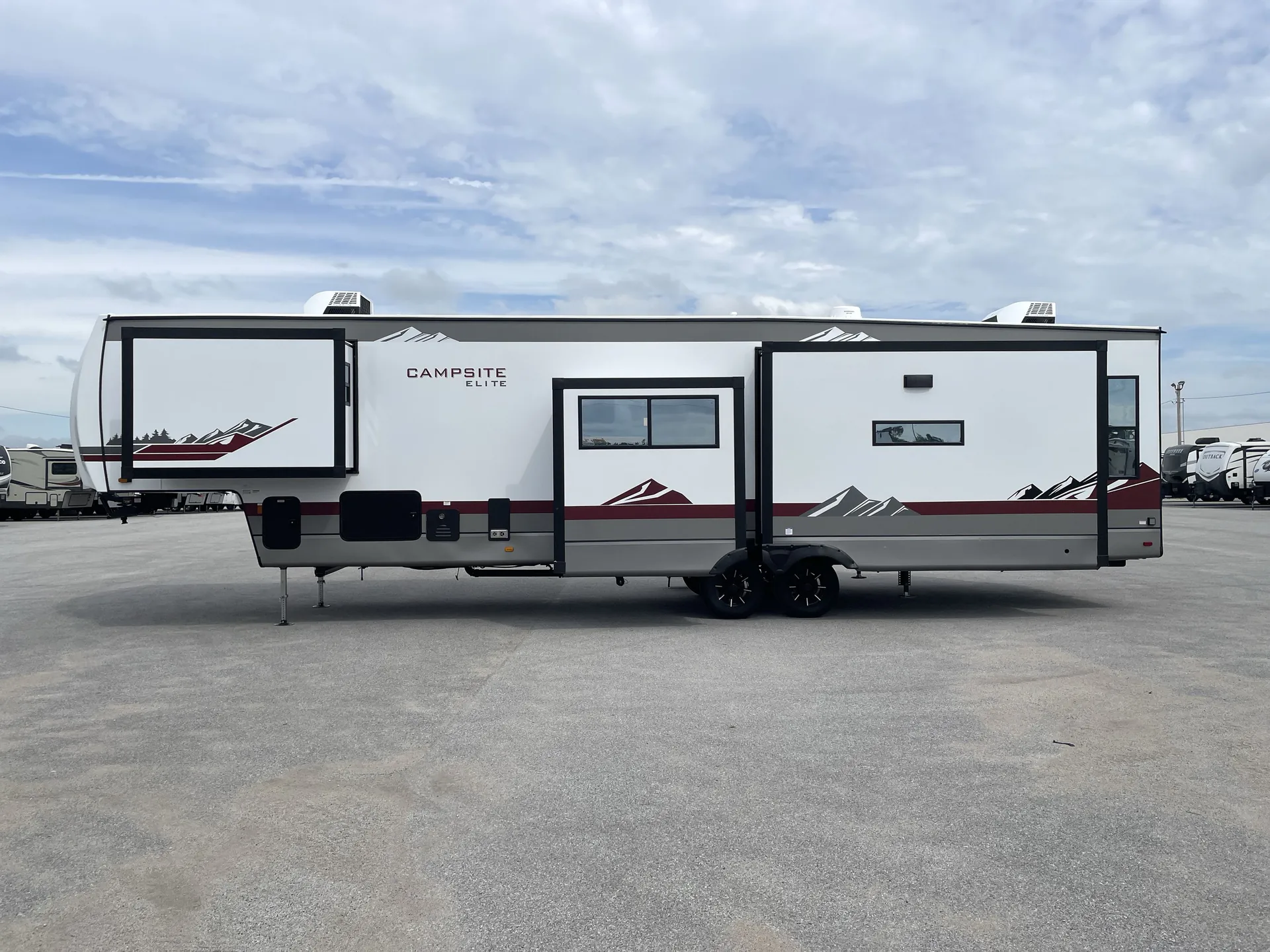 2027 Forest River Campsite Elite 36RF — off campside