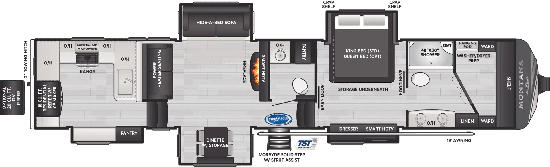 2024 Keystone Montana 3901RK - Floor plan