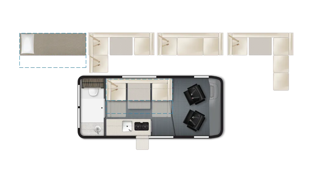 2024 Winnebago Solis Pocket 36B floor plan