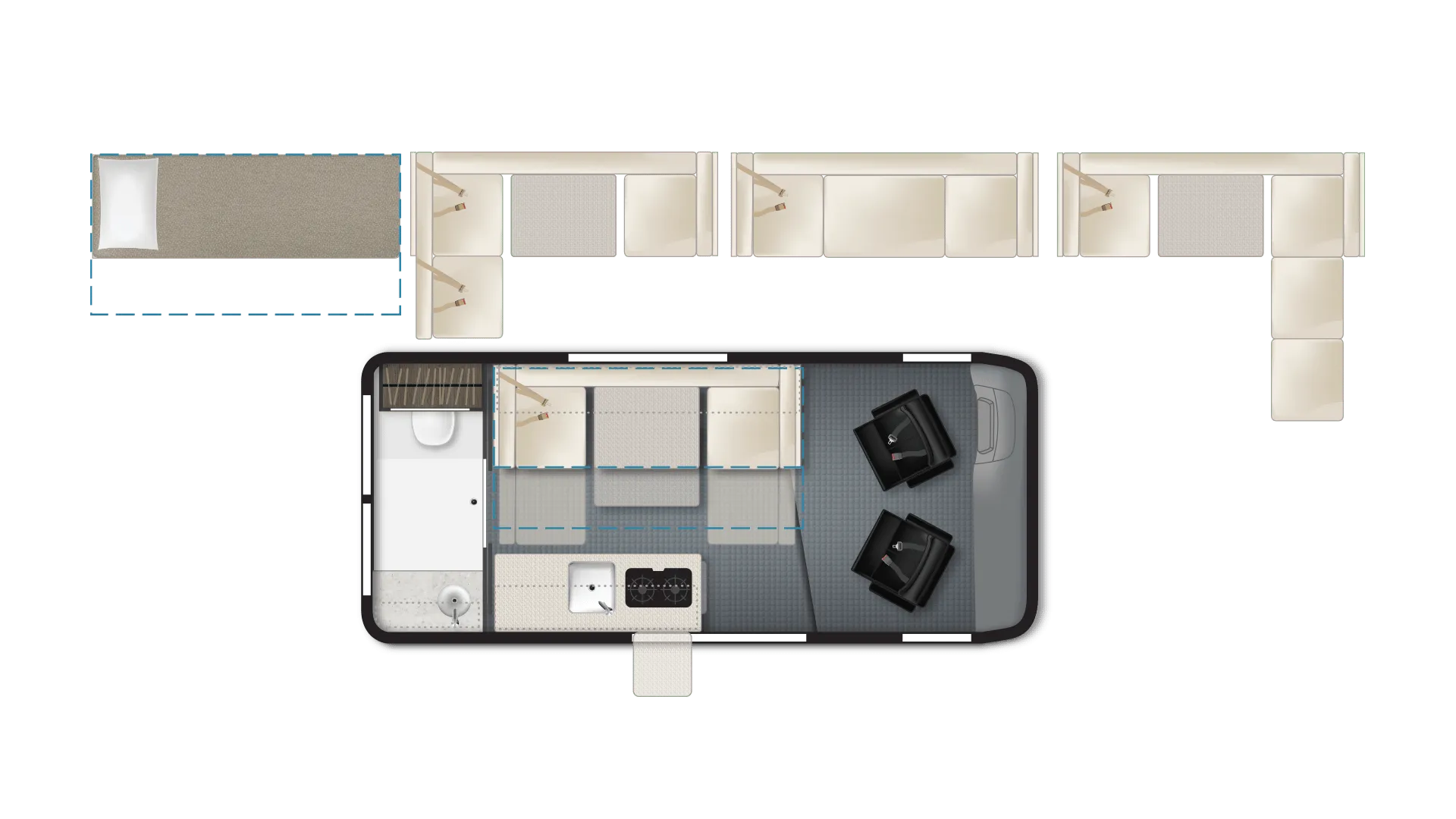 2024 Winnebago Solis Pocket 36B - Floor plan