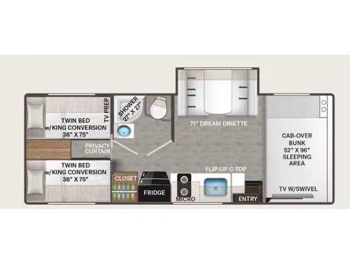 2026 Thor Motor Coach Quantum LZ25 - Photo 3