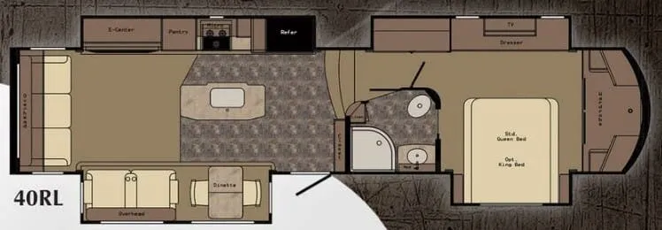 CrossRoads Carriage 40RL floor plan
