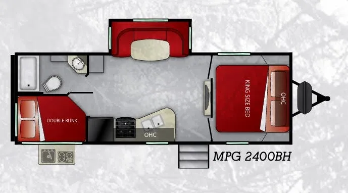 Cruiser RV MPG 2400BH floor plan
