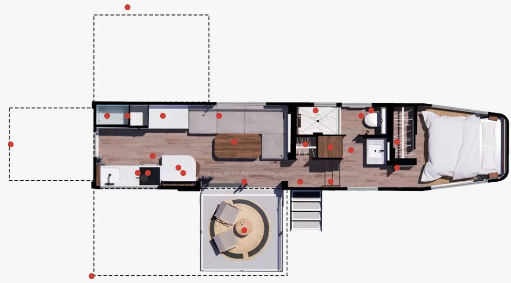 Living Vehicle GT Series GT39 floor plan
