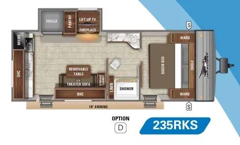 Jayco Jay Flight SLX 8 235RKS floor plan