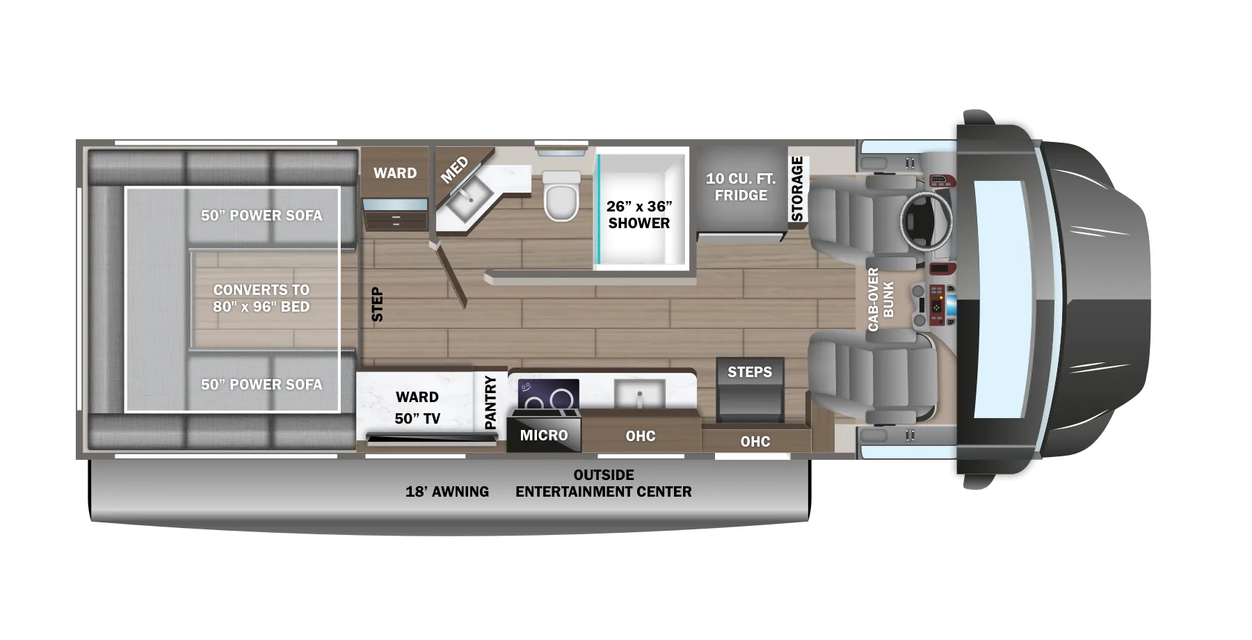 Jayco Seneca XT 29T floor plan