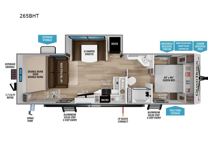 2027 Grand Design Transcend 265BHT - Photo 3
