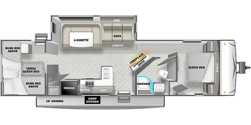 Forest River EVO Elite 2960VB floor plan