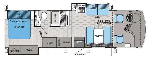 Jayco Alante 31L floor plan