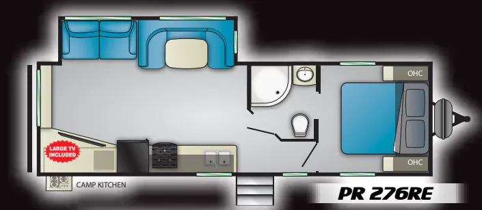 Heartland Prowler 276RE floor plan