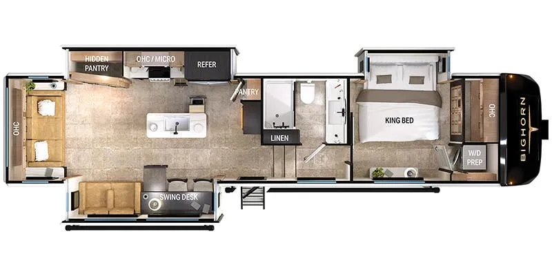 Heartland Bighorn 331RL floor plan
