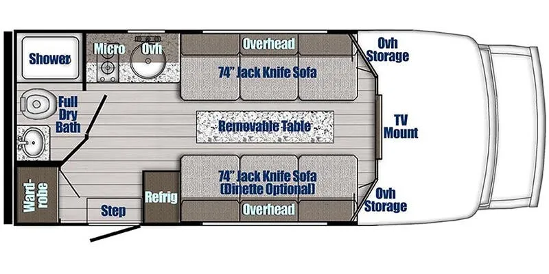 2026 Gulf Stream RV BT Cruiser 5210 floor plan