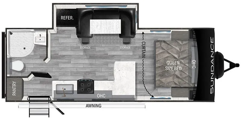 Heartland Sundance Ultra-Lite SDTT 221 RB floor plan