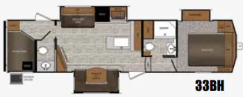 Prime Time Crusader Lite 33BH floor plan