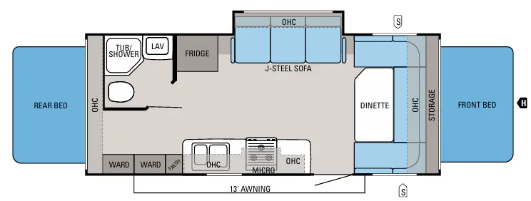 Jayco Jay Feather X23B exterior