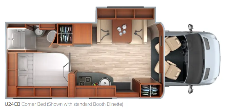 2011 Leisure Travel Unity U24CB floor plan