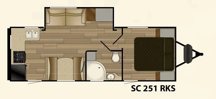 Cruiser RV Shadow Cruiser 251RKS floor plan