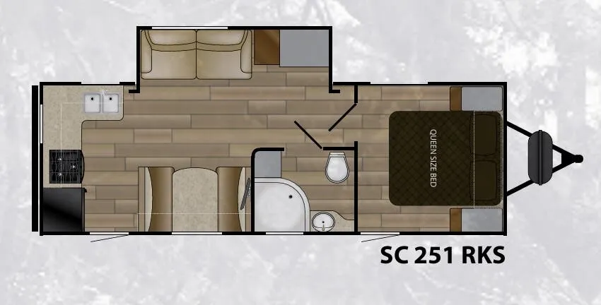Cruiser RV Shadow Cruiser 251RKS floor plan
