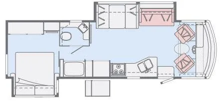 Winnebago Sunstar 32YE floor plan