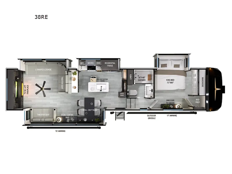 2026 Heartland Bighorn 38RE - Photo 3