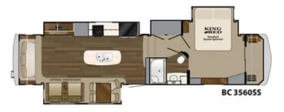 Heartland Big Country 3560SS floor plan