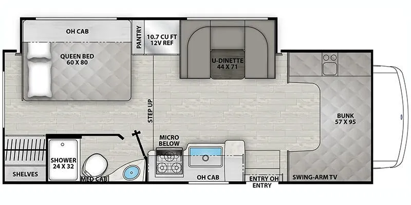 2025 Coachmen Leprechaun 230FS - Floor plan