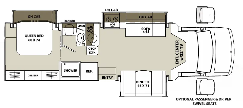 Coachmen Concord 300TS floor plan