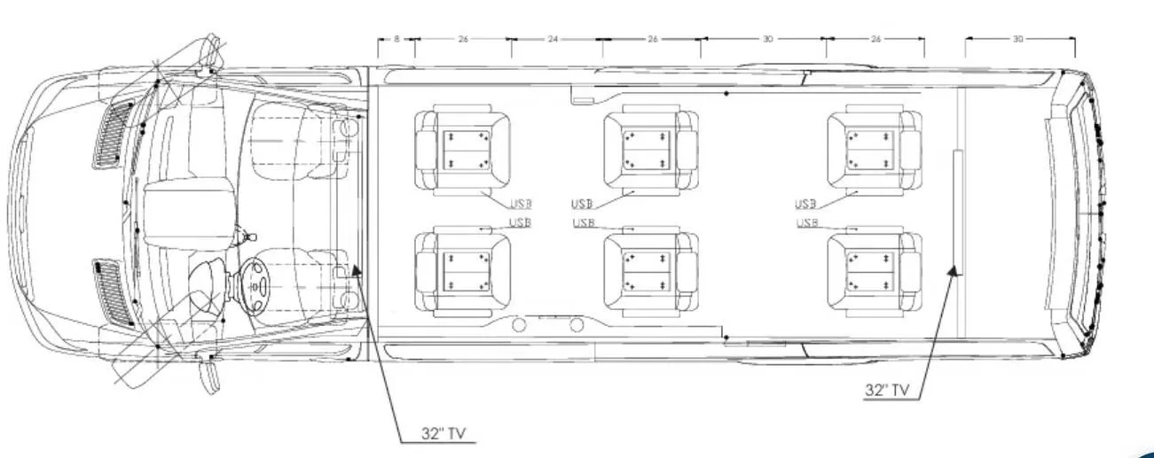 Grech RV Lusso TOUR floor plan