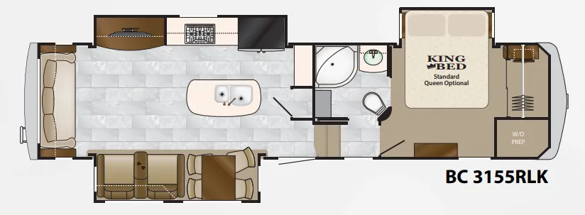Heartland Big Country 3155RLK floor plan
