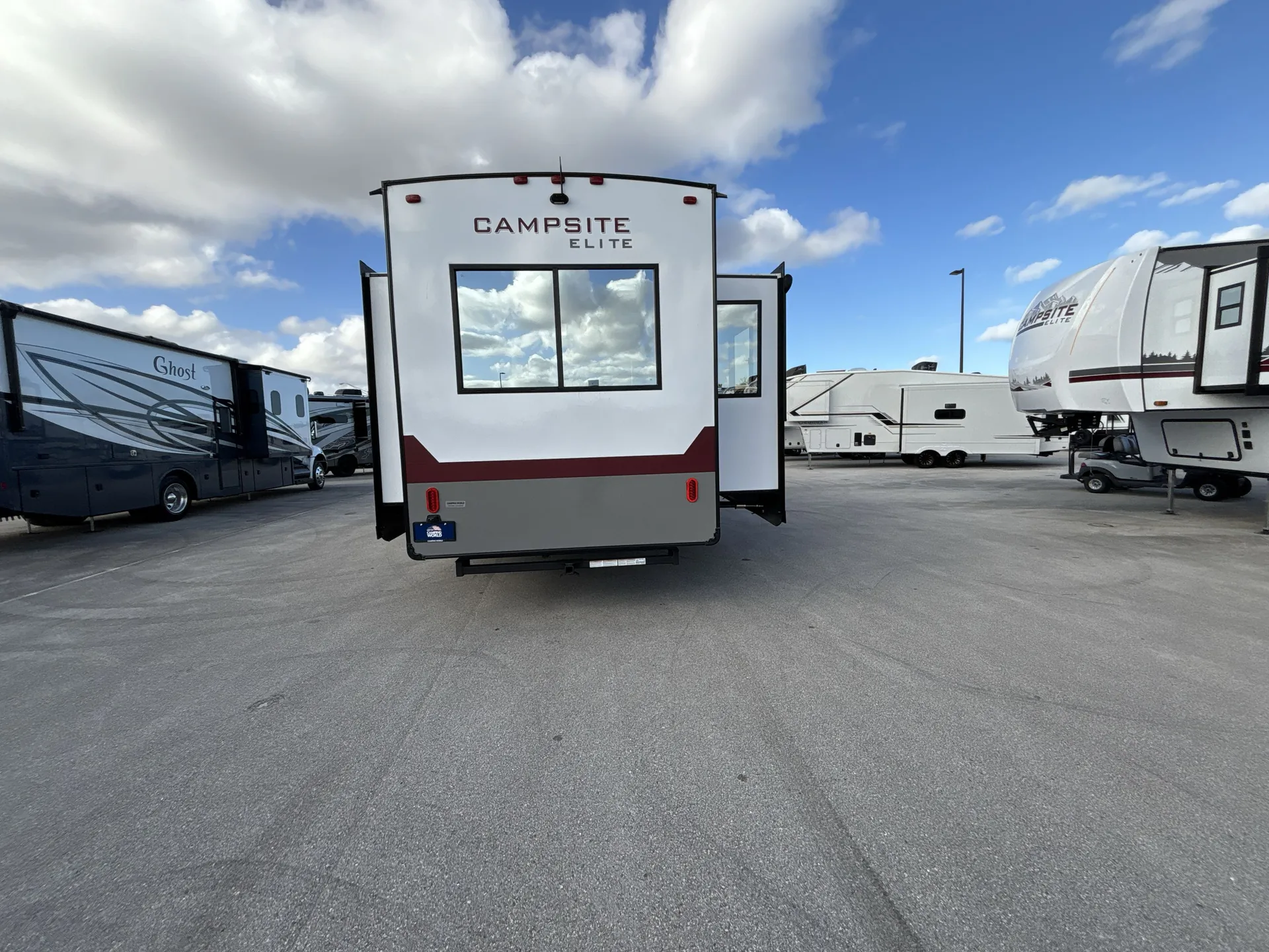 2026 Forest River Campsite Elite 36RF — backside