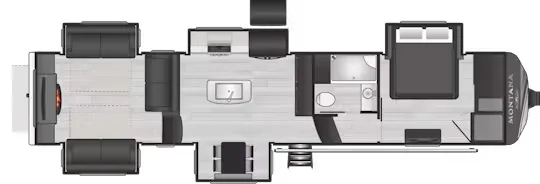 Keystone Montana 3793RD floor plan