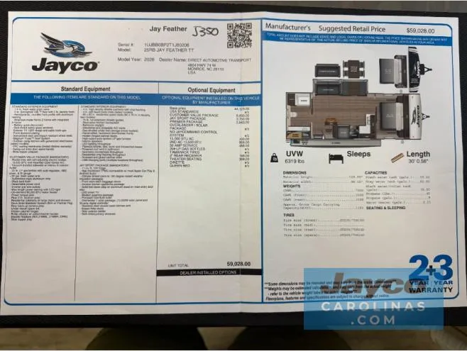 2026 Jayco Jay Feather 25RB - Photo 3