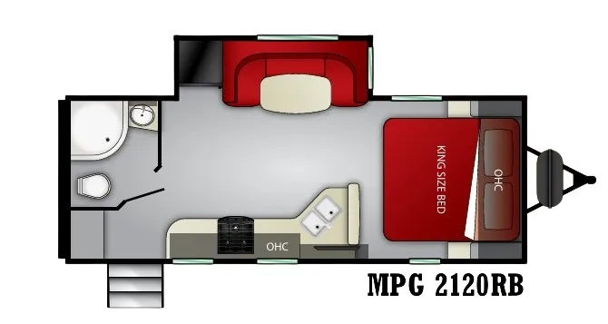 Cruiser RV MPG 2120RB floor plan