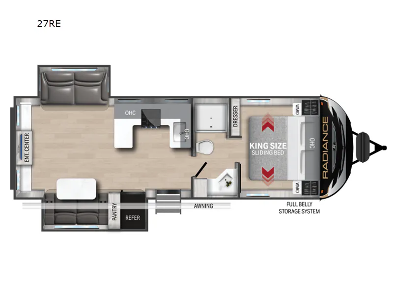 2024 Cruiser RV Radiance 27RE - Photo 2
