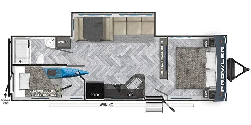 Heartland Prowler 271SBR floor plan