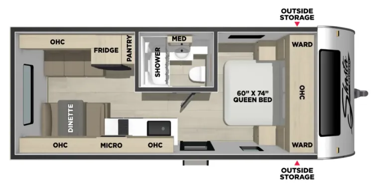 Coachmen Shasta I-5 5 521CK floor plan