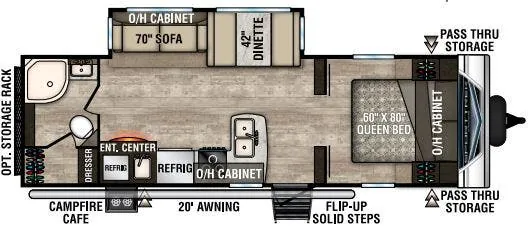 Venture RV SportTrek ST271VMB floor plan
