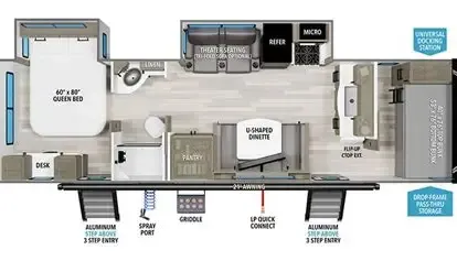 2024 Grand Design Imagine 2920BS - Floor plan