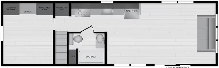 Kropf Canvas 7002WD floor plan