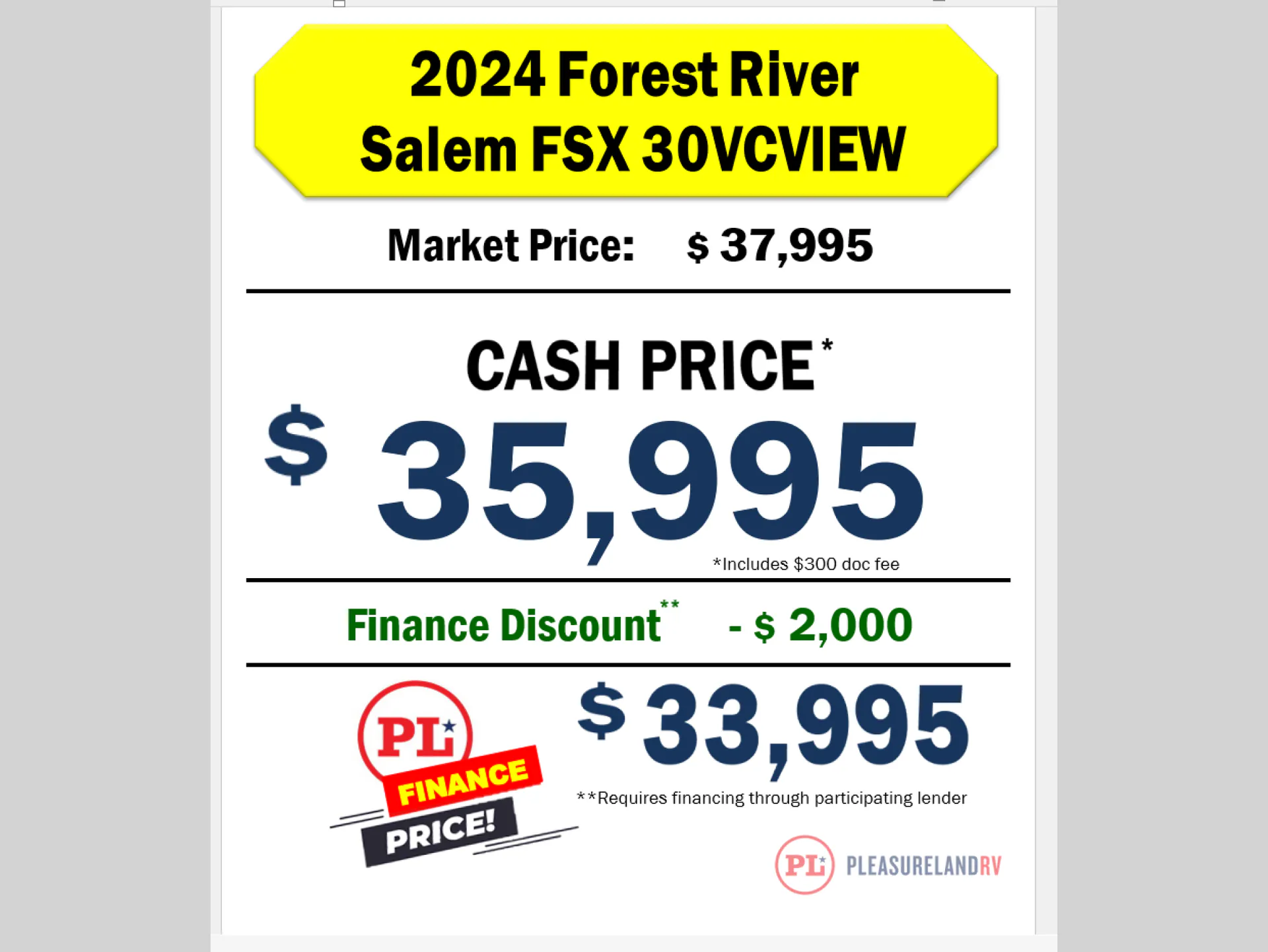 2024 Forest River Salem FSX 30VCVIEW - Photo 3