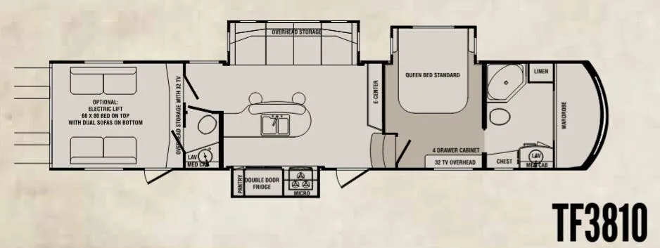 CrossRoads Elevation TF3810 floor plan