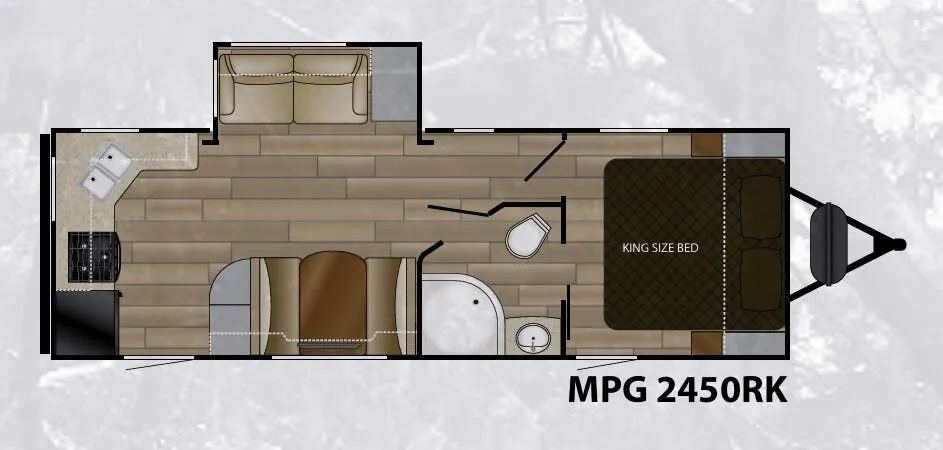 Cruiser RV MPG 2450RK floor plan