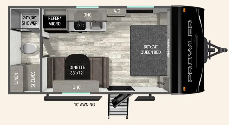 2026 Heartland Prowler Lynx 1700RB floor plan