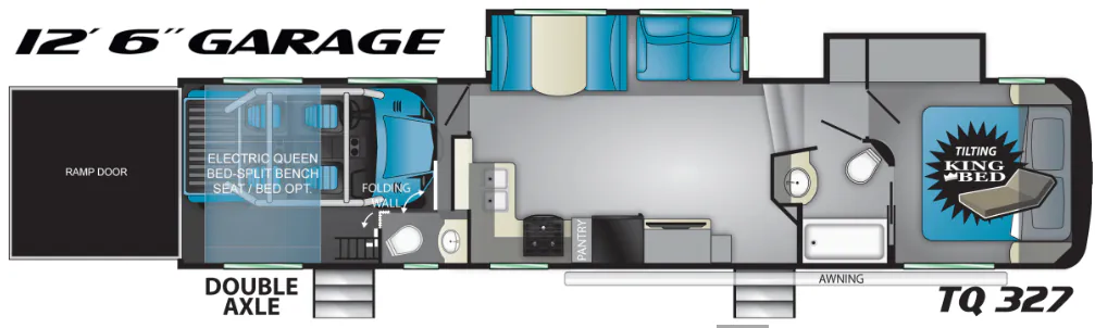 Heartland Torque 327 floor plan
