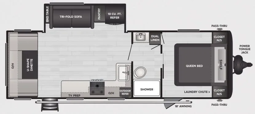 Keystone Springdale 256RD floor plan
