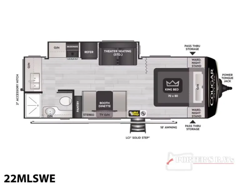 2023 Keystone RV Cougar Half-Ton 22MLSWE - Photo 3