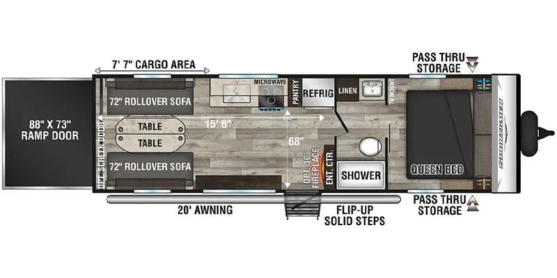 K-Z Sportsmen SE 270THSE floor plan