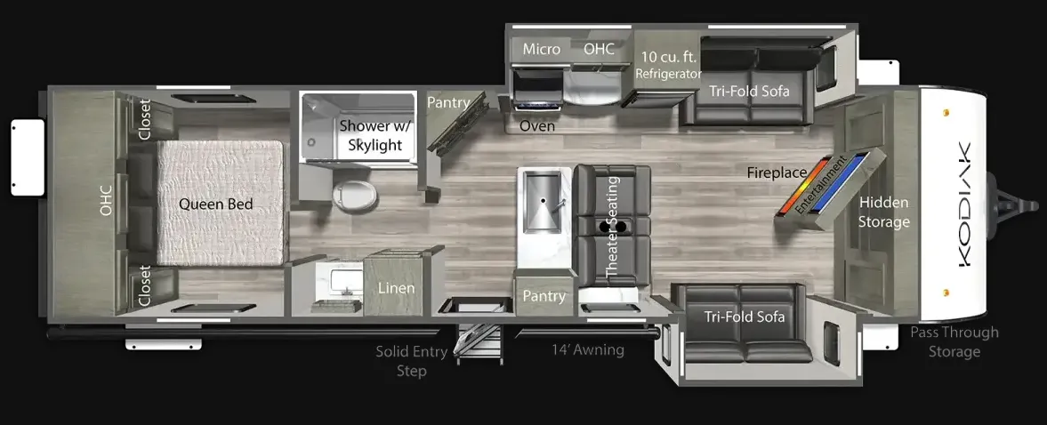 2025 Dutchmen Kodiak 310FLSL - Floor plan