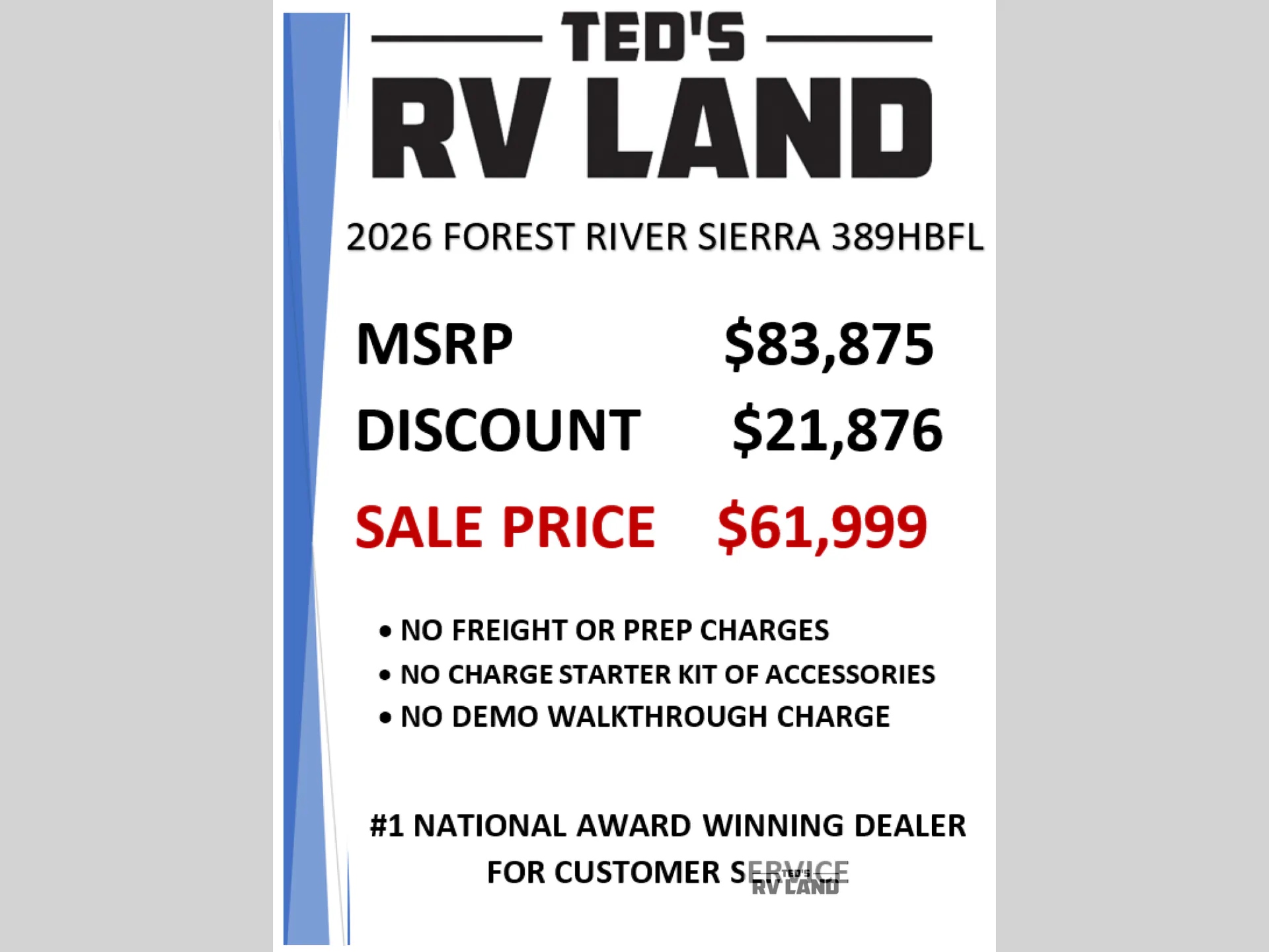 2026 Forest River Sierra Destination Trailers 389HBFL - Photo 3